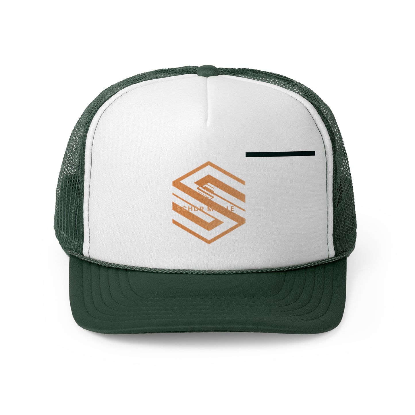 Stylish Trucker Cap with Modern Logo - Perfect for Casual Outings & Sporting Events