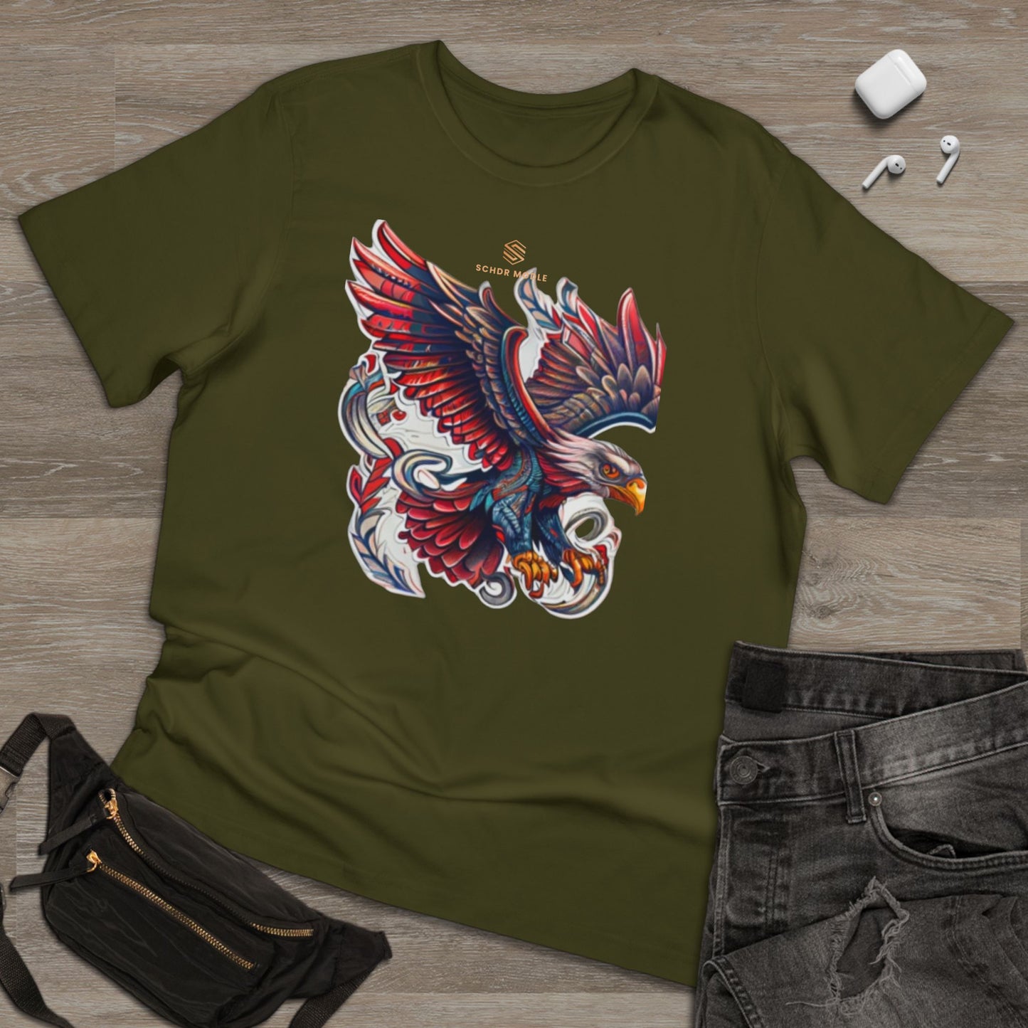 Eagle Emblem Unisex T-Shirt, Graphic Tee, Animal Lover Shirt, Gift for Nature Enthusiasts, Patriotic Apparel, Unique Casual Wear