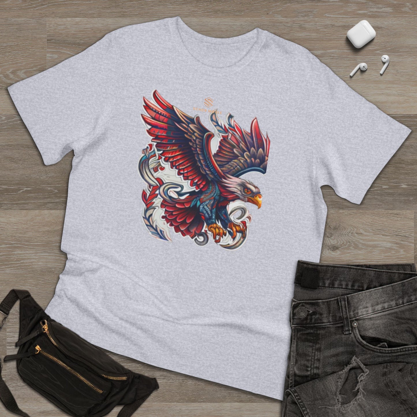 Eagle Emblem Unisex T-Shirt, Graphic Tee, Animal Lover Shirt, Gift for Nature Enthusiasts, Patriotic Apparel, Unique Casual Wear