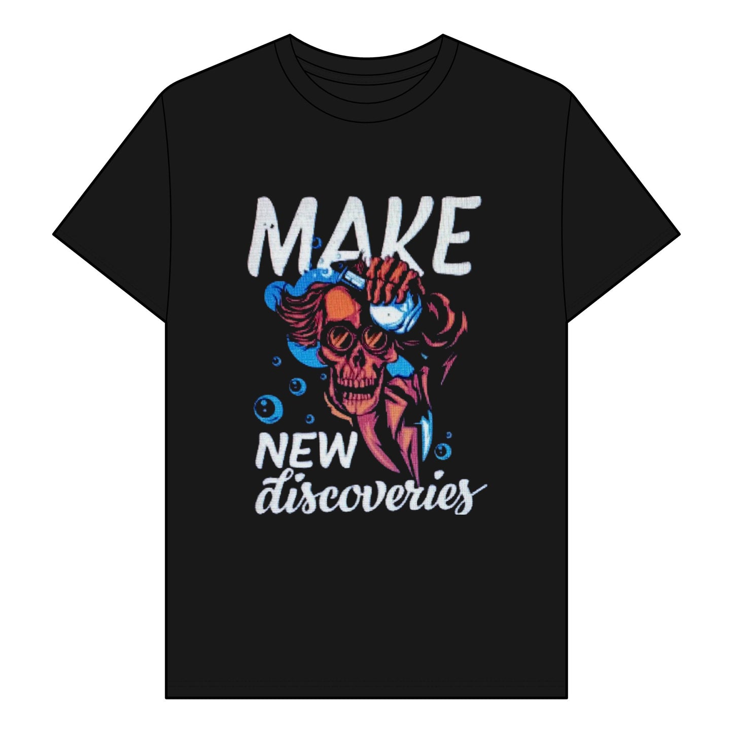 Make New Discoveries Unisex Organic T-Shirt, Adventure Shirt, Nature Lovers Tee, Eco-Friendly Gift, Exploration Apparel