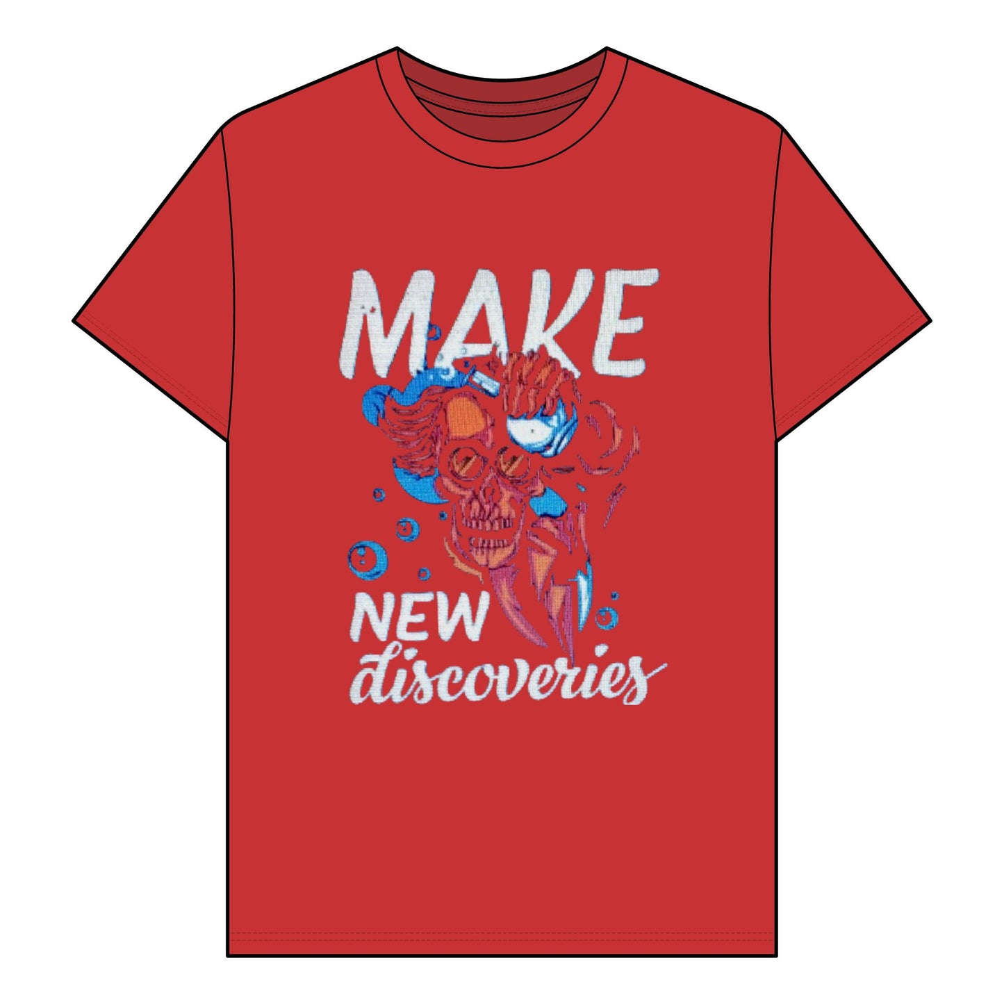 Make New Discoveries Unisex Organic T-Shirt, Adventure Shirt, Nature Lovers Tee, Eco-Friendly Gift, Exploration Apparel