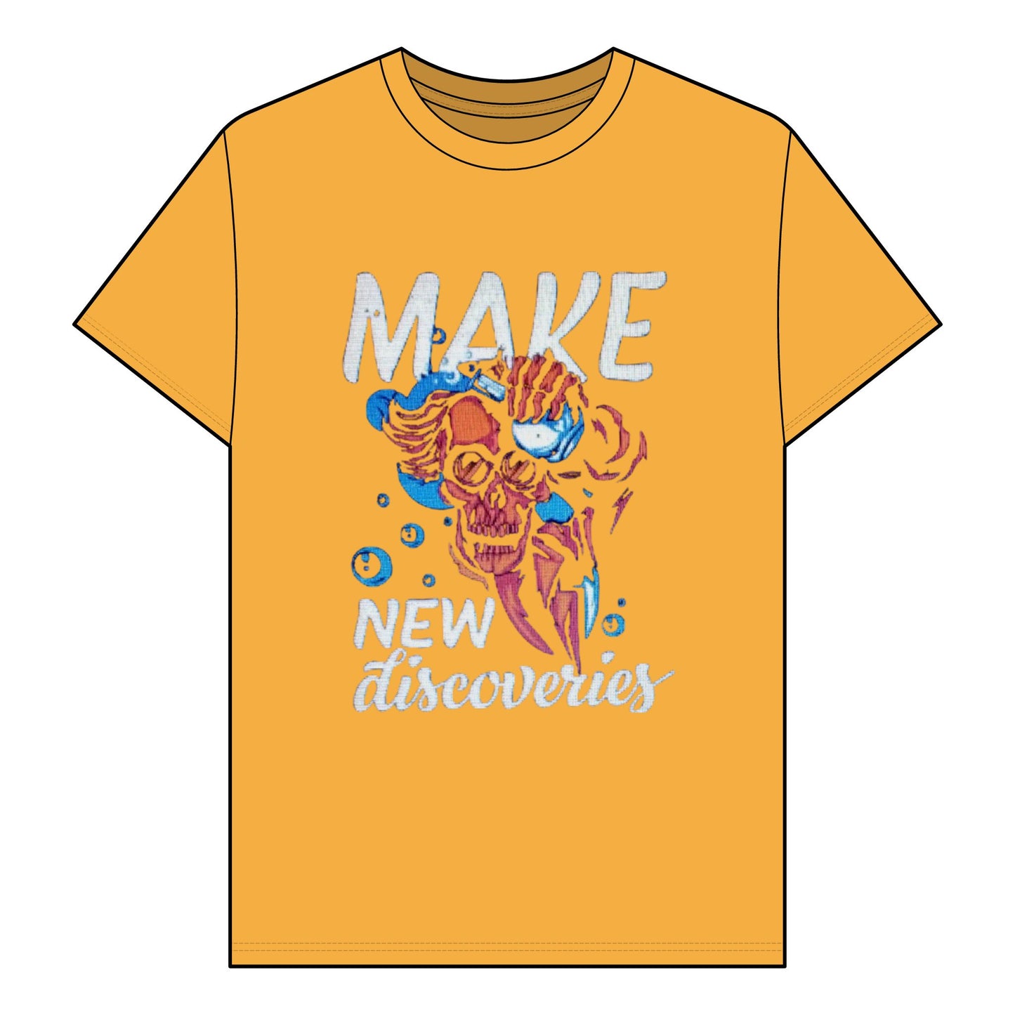 Make New Discoveries Unisex Organic T-Shirt, Adventure Shirt, Nature Lovers Tee, Eco-Friendly Gift, Exploration Apparel