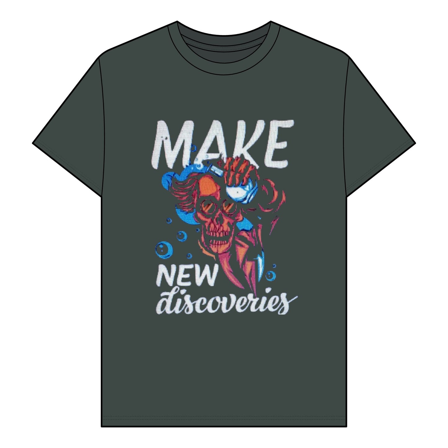 Make New Discoveries Unisex Organic T-Shirt, Adventure Shirt, Nature Lovers Tee, Eco-Friendly Gift, Exploration Apparel