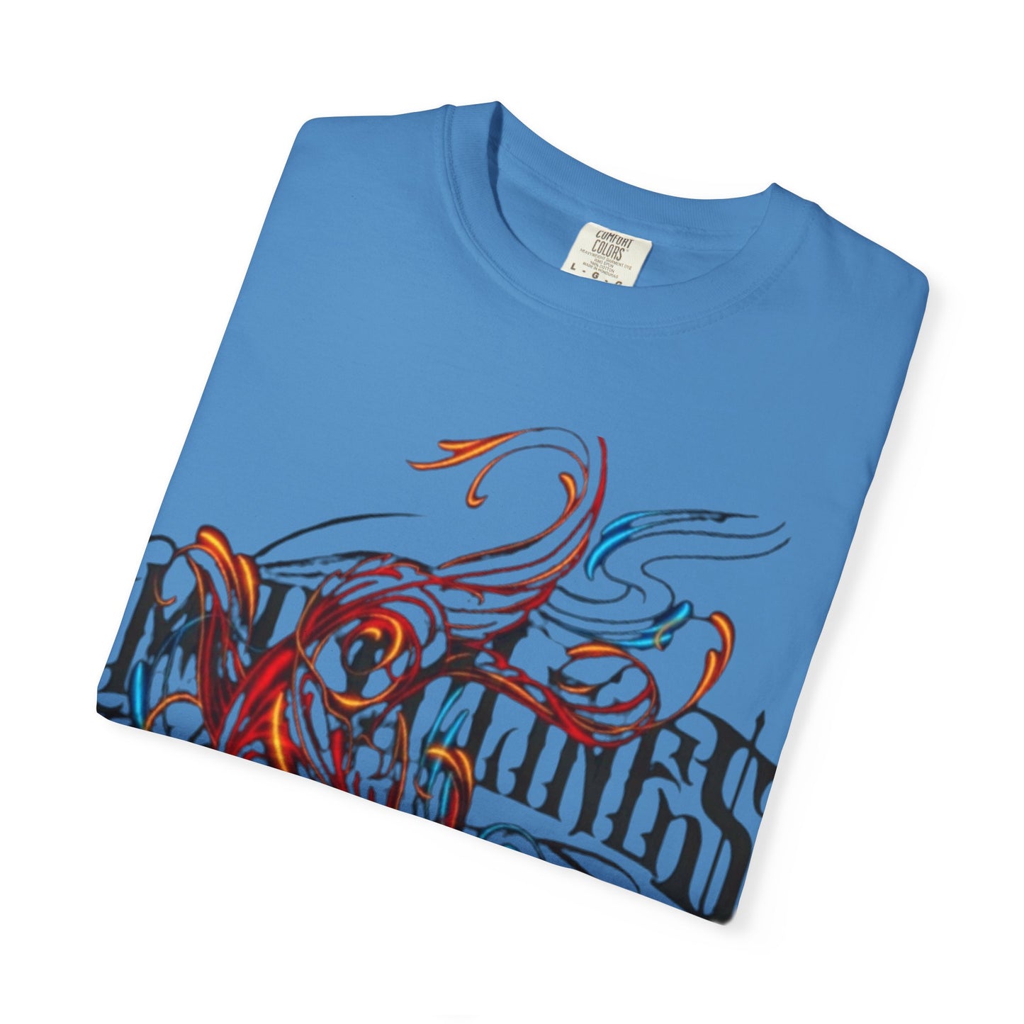 Artistic Swirl Unisex Garment-Dyed T-shirt | Casual Apparel, Streetwear, Gift for Art Lovers, Trendy Tees, Everyday Wear