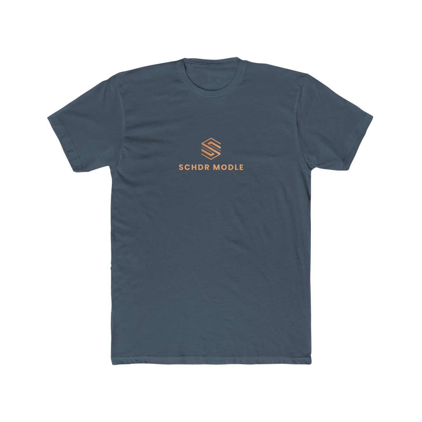 Minimalist Unisex Cotton Crew Tee - SCHDR MODLE Design