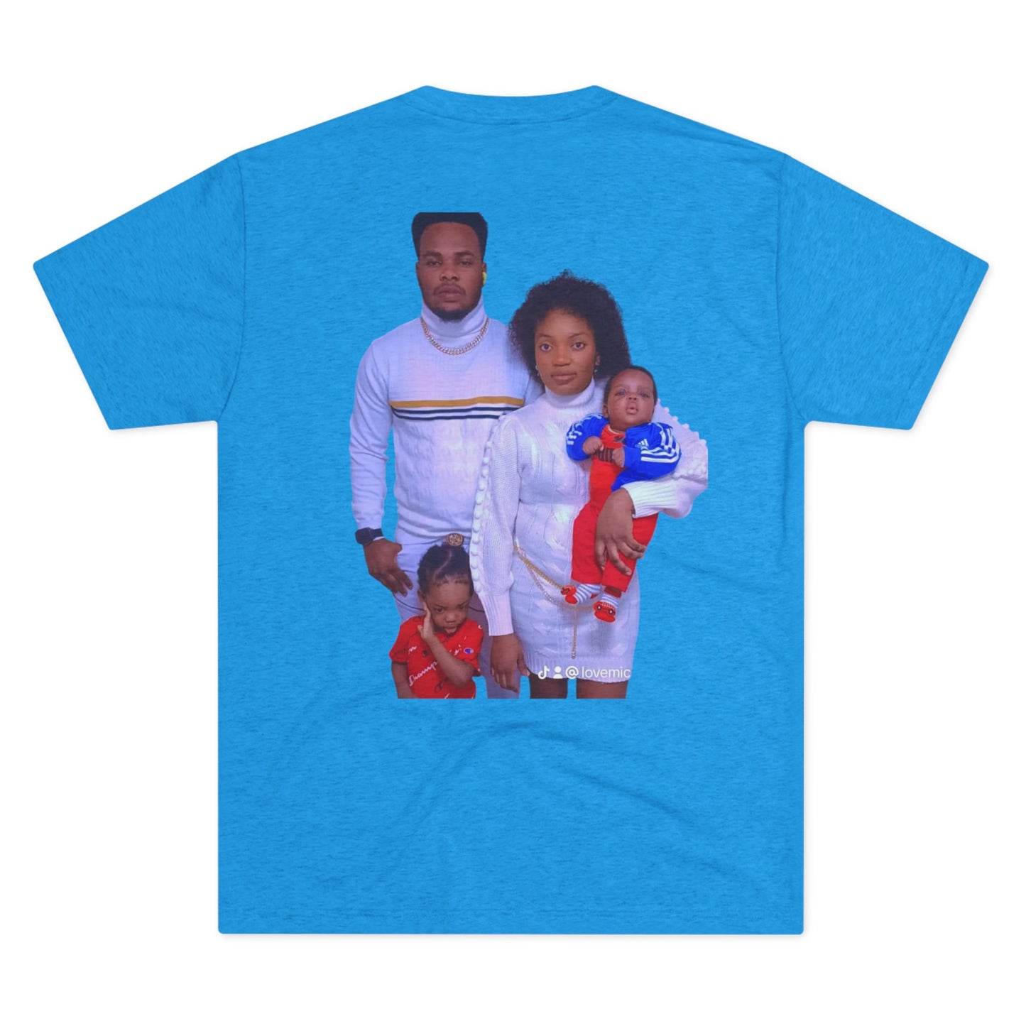 Family Love Tri-Blend Crew Tee - Unisex Vintage Style Shirt
