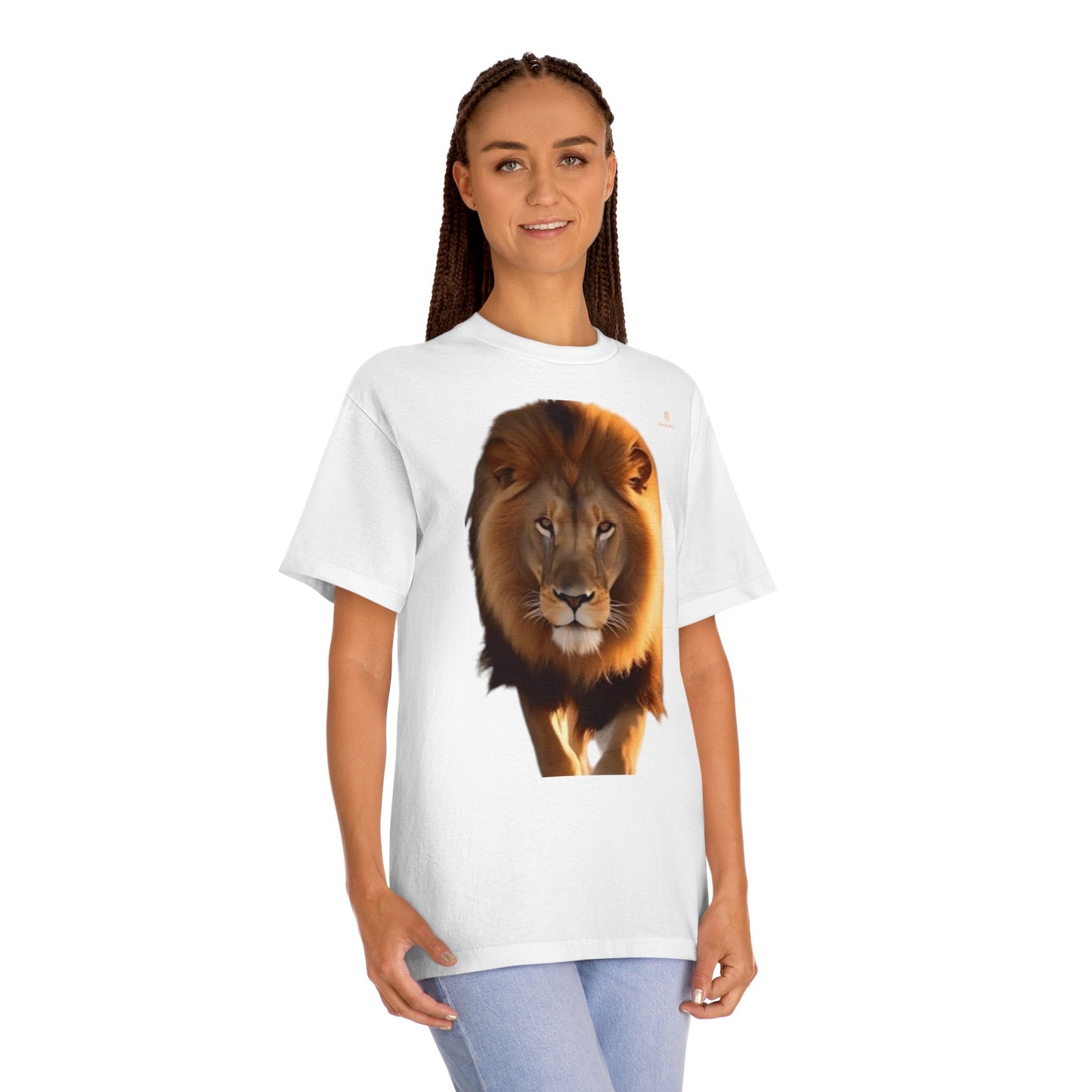 Majestic Lion Unisex Classic Tee, Animal Graphic Shirt, Nature Lover Gift, Casual Wear, Wilderness Apparel, Unique T-Shirt
