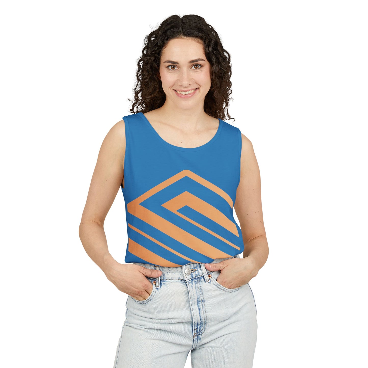 Majestic Lion Unisex Garment-Dyed Tank Top | Bold Wildlife Shirt for Summer Adventures