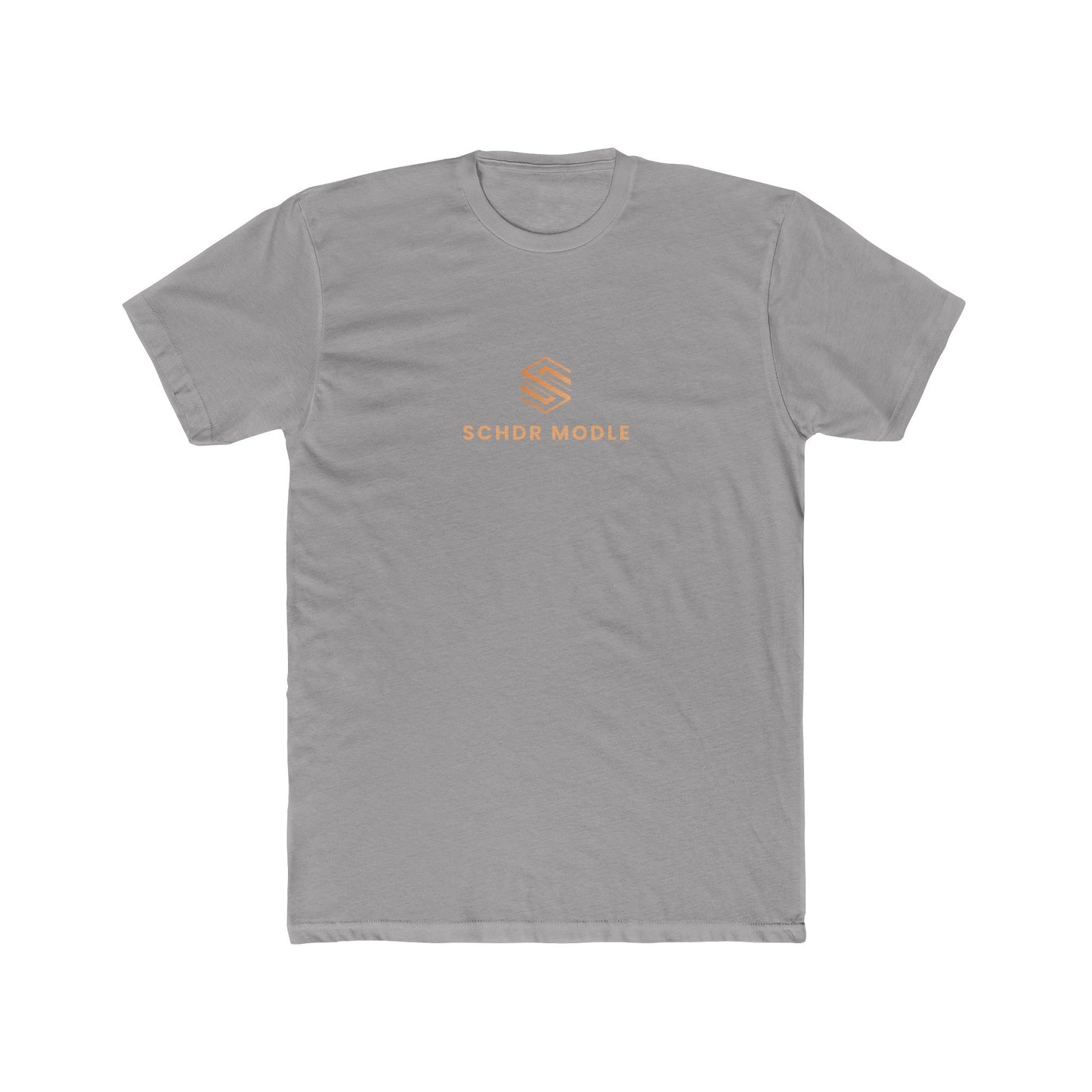 Minimalist Unisex Cotton Crew Tee - SCHDR MODLE Design