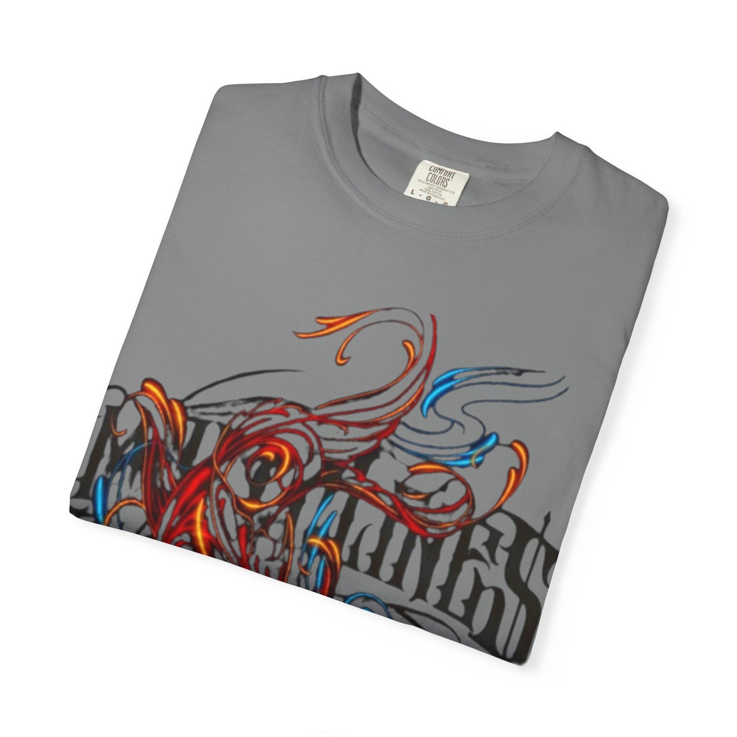 Artistic Swirl Unisex Garment-Dyed T-shirt | Casual Apparel, Streetwear, Gift for Art Lovers, Trendy Tees, Everyday Wear