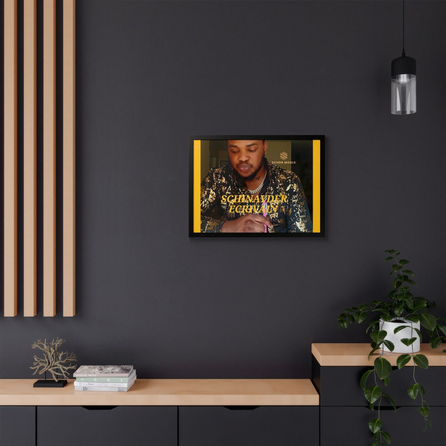 Framed Poster, Multi-Color