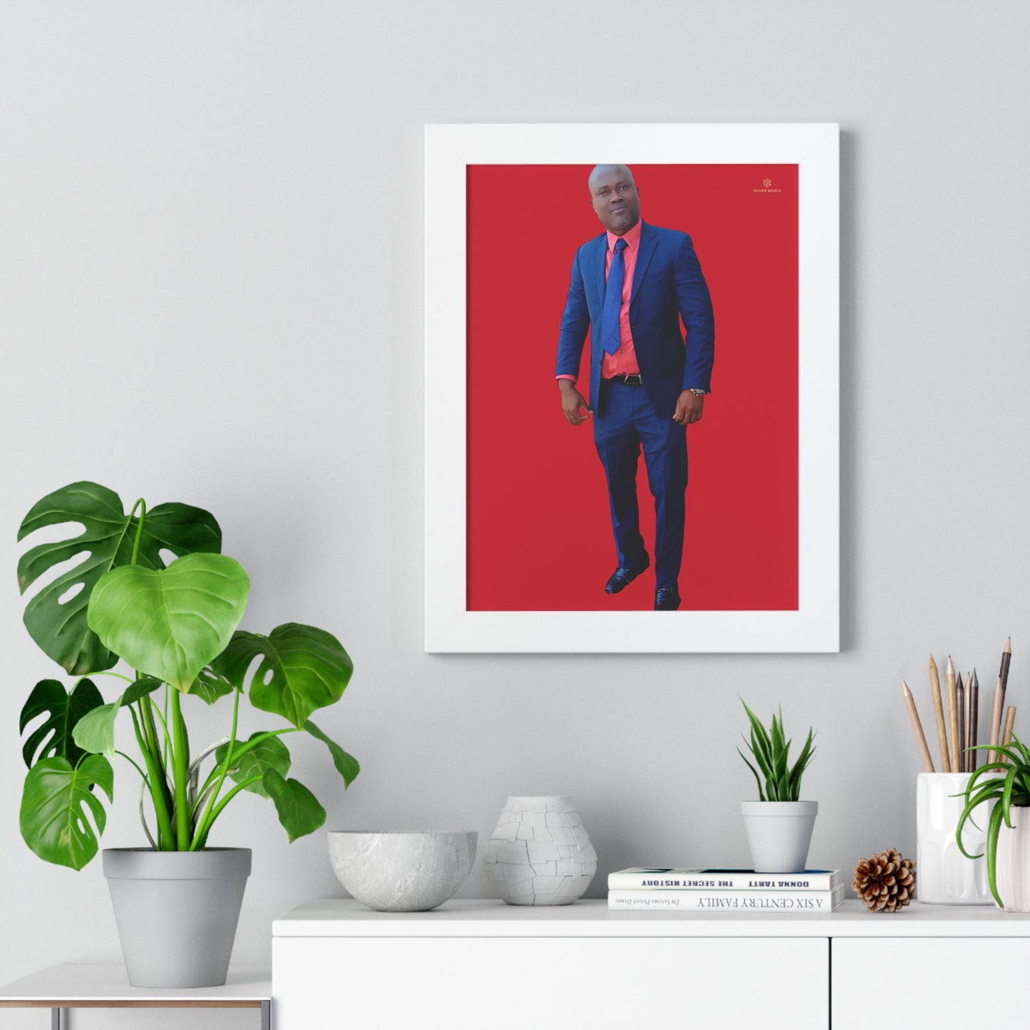 Elegant Framed Vertical Poster - Stylish Home Décor for Celebrations and Achievements
