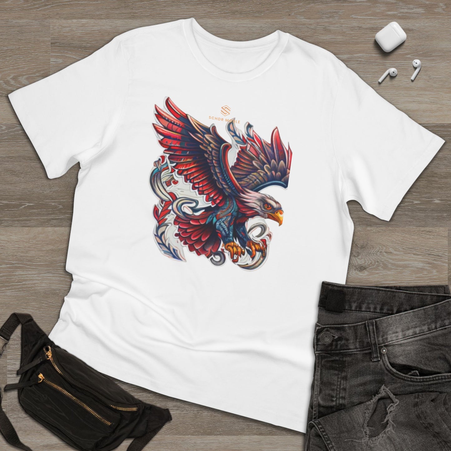 Eagle Emblem Unisex T-Shirt, Graphic Tee, Animal Lover Shirt, Gift for Nature Enthusiasts, Patriotic Apparel, Unique Casual Wear