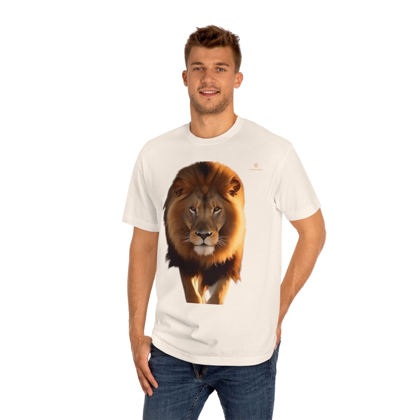 Majestic Lion Unisex Classic Tee, Animal Graphic Shirt, Nature Lover Gift, Casual Wear, Wilderness Apparel, Unique T-Shirt