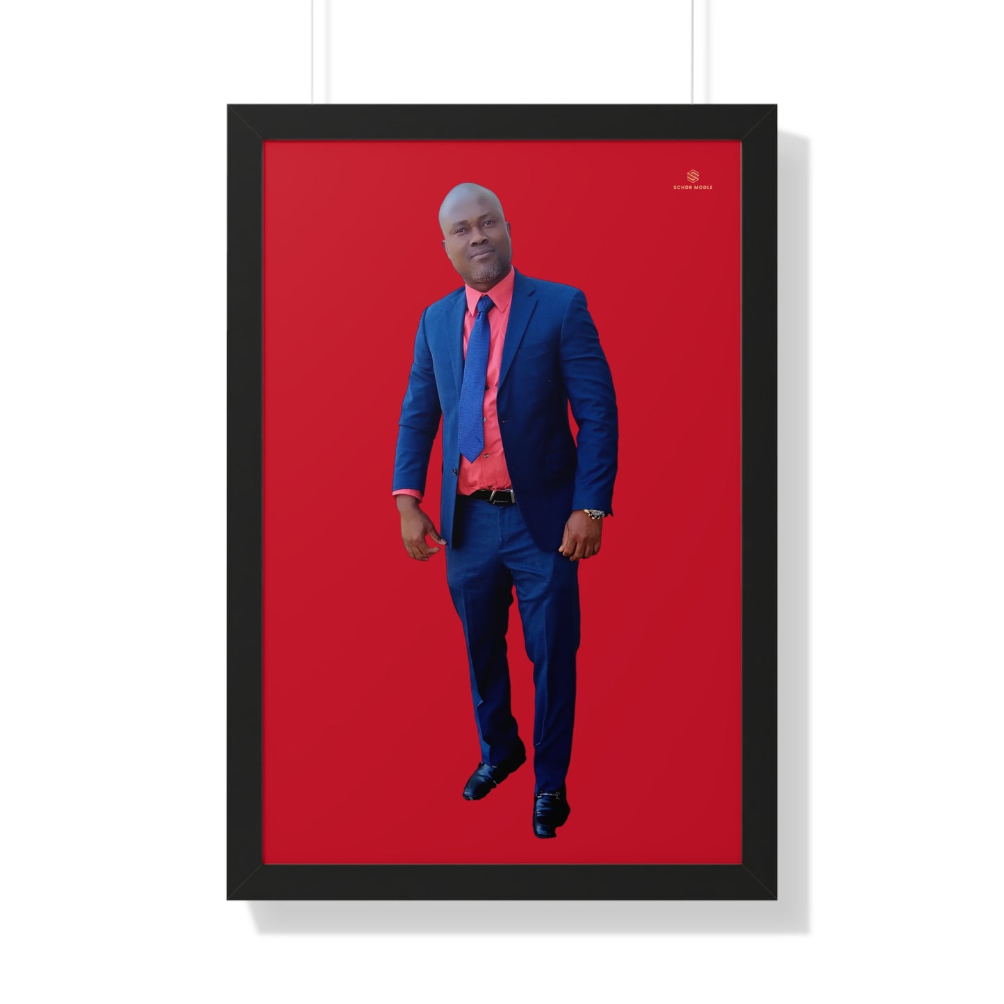 Elegant Framed Vertical Poster - Stylish Home Décor for Celebrations and Achievements