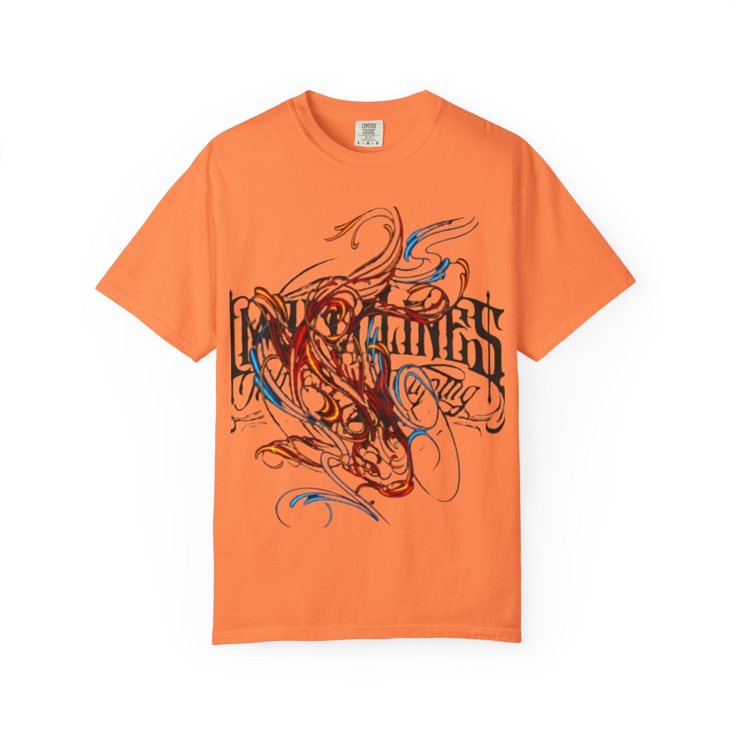 Artistic Swirl Unisex Garment-Dyed T-shirt | Casual Apparel, Streetwear, Gift for Art Lovers, Trendy Tees, Everyday Wear