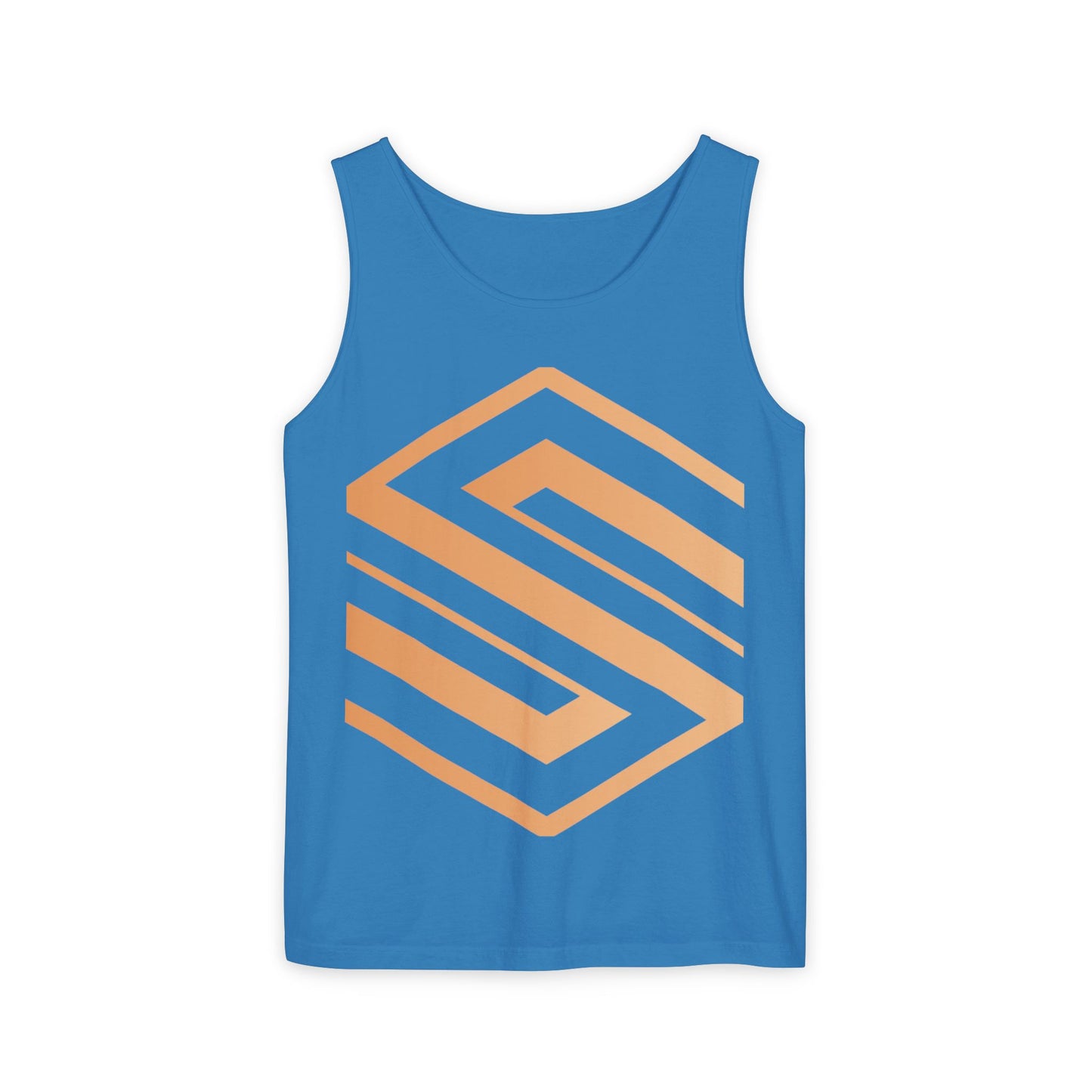 Majestic Lion Unisex Garment-Dyed Tank Top | Bold Wildlife Shirt for Summer Adventures