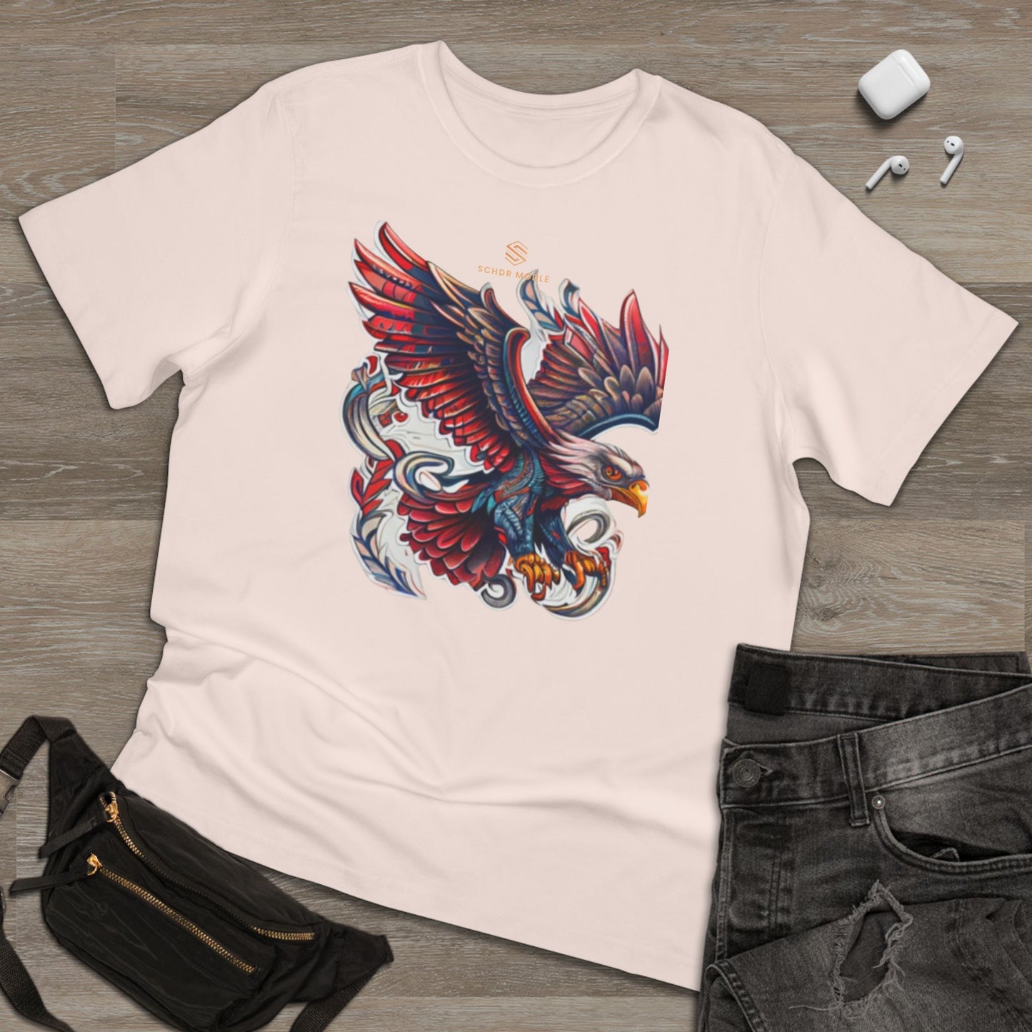 Eagle Emblem Unisex T-Shirt, Graphic Tee, Animal Lover Shirt, Gift for Nature Enthusiasts, Patriotic Apparel, Unique Casual Wear
