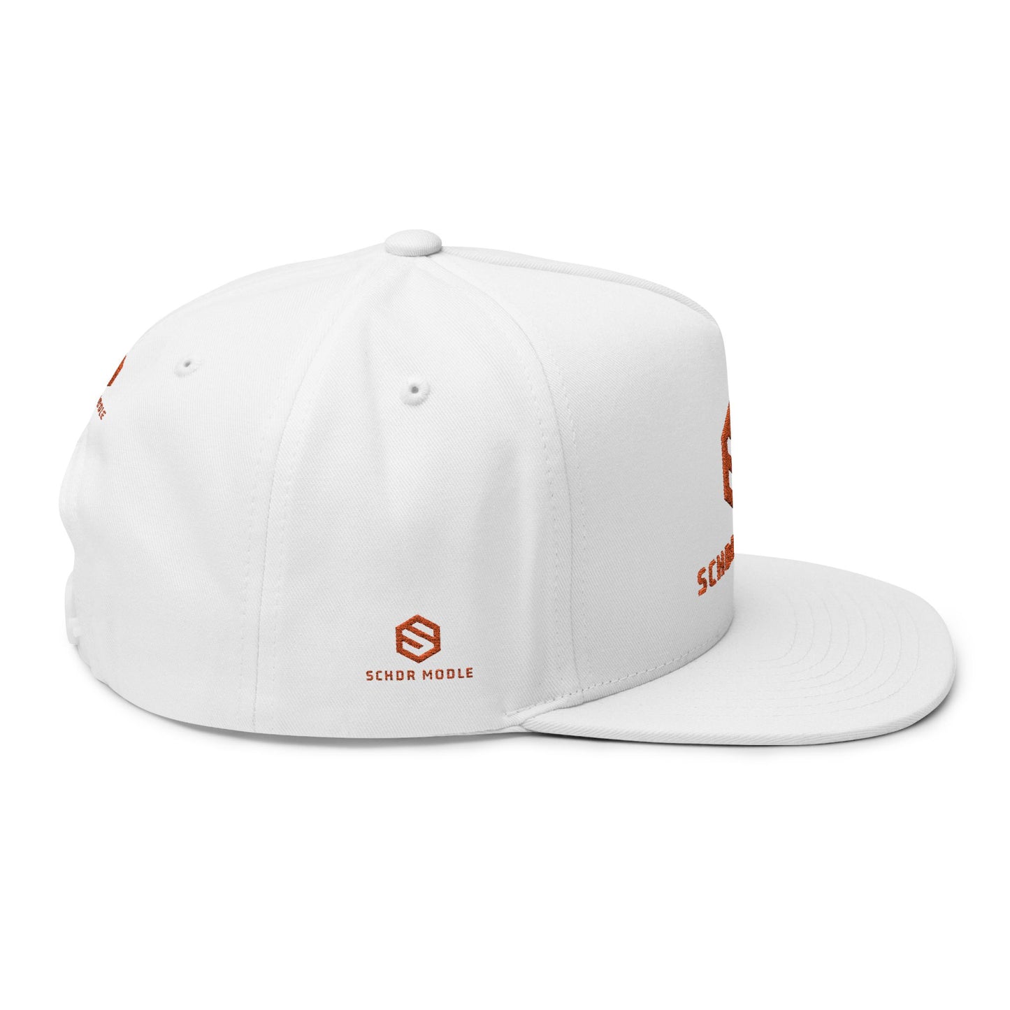 Stylish Flat Bill Cap with Unique Embroidery, Hip Hop Fashion Hat, Streetwear Accessory, Gift for Trendsetters, Unisex Cap