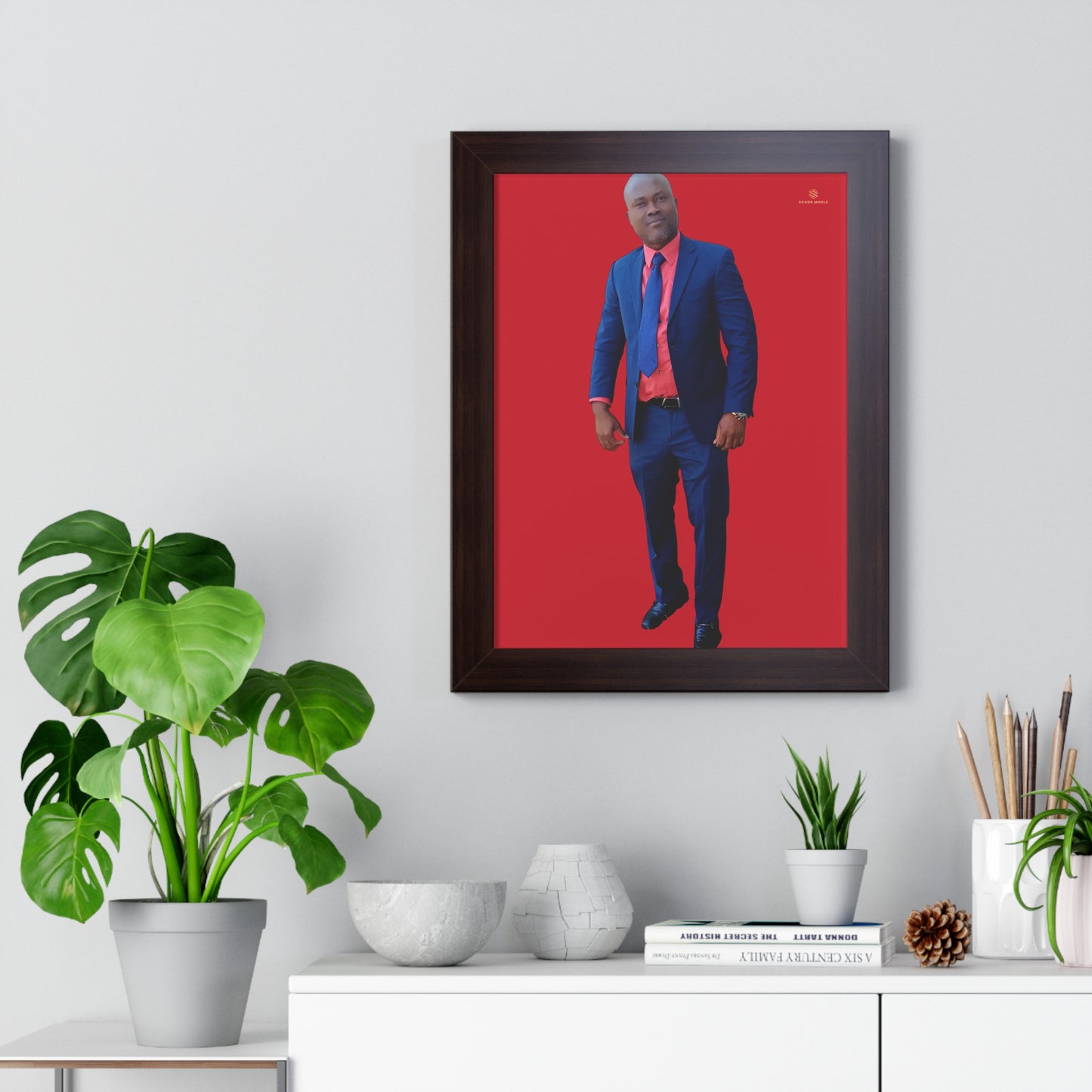 Elegant Framed Vertical Poster - Stylish Home Décor for Celebrations and Achievements