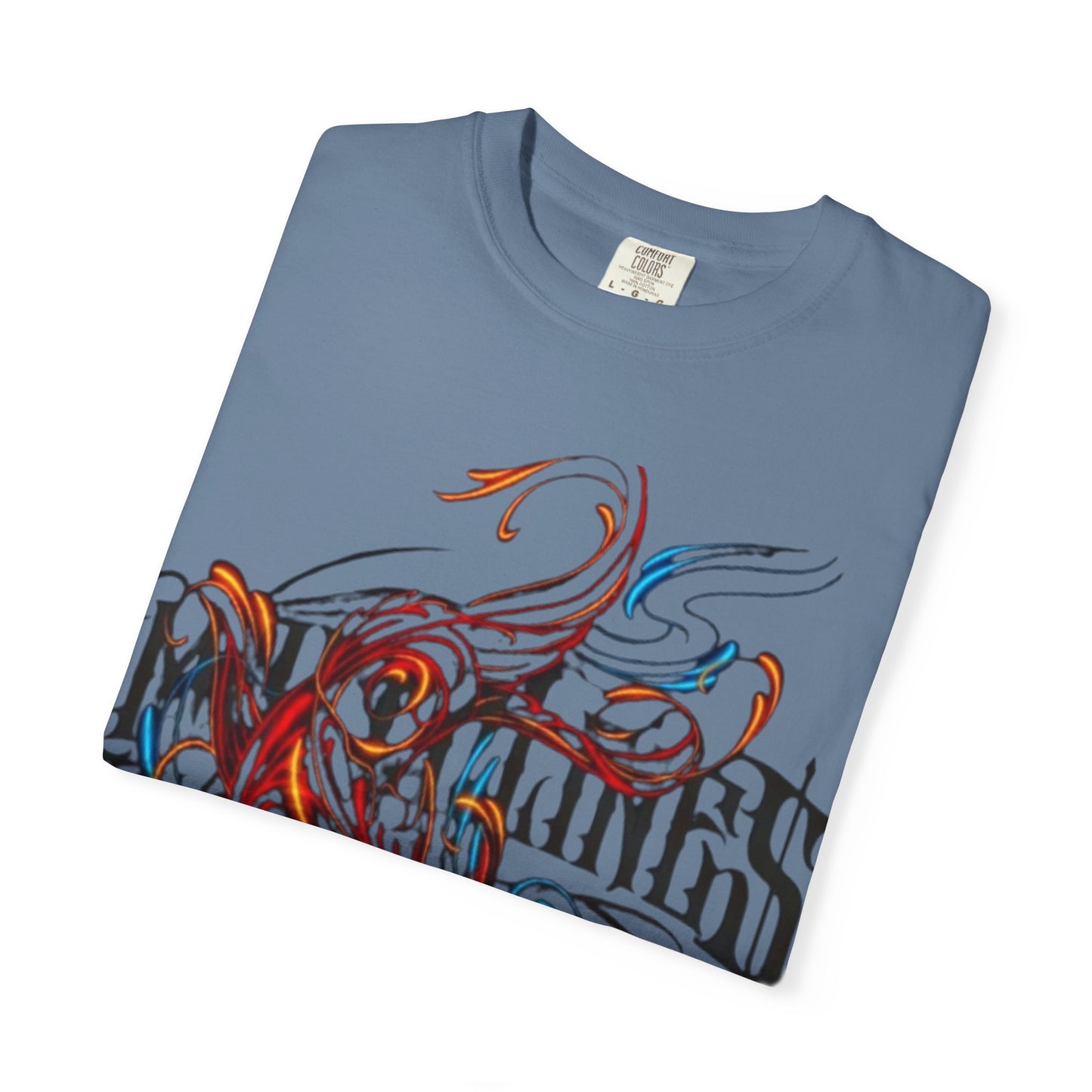Artistic Swirl Unisex Garment-Dyed T-shirt | Casual Apparel, Streetwear, Gift for Art Lovers, Trendy Tees, Everyday Wear