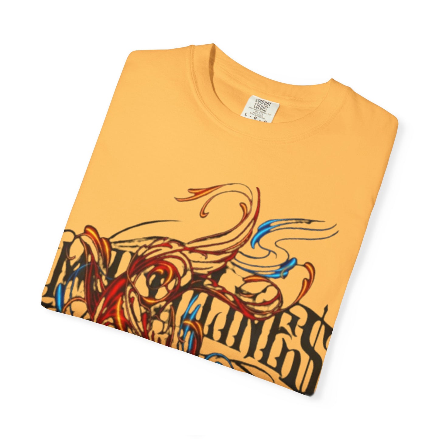 Artistic Swirl Unisex Garment-Dyed T-shirt | Casual Apparel, Streetwear, Gift for Art Lovers, Trendy Tees, Everyday Wear