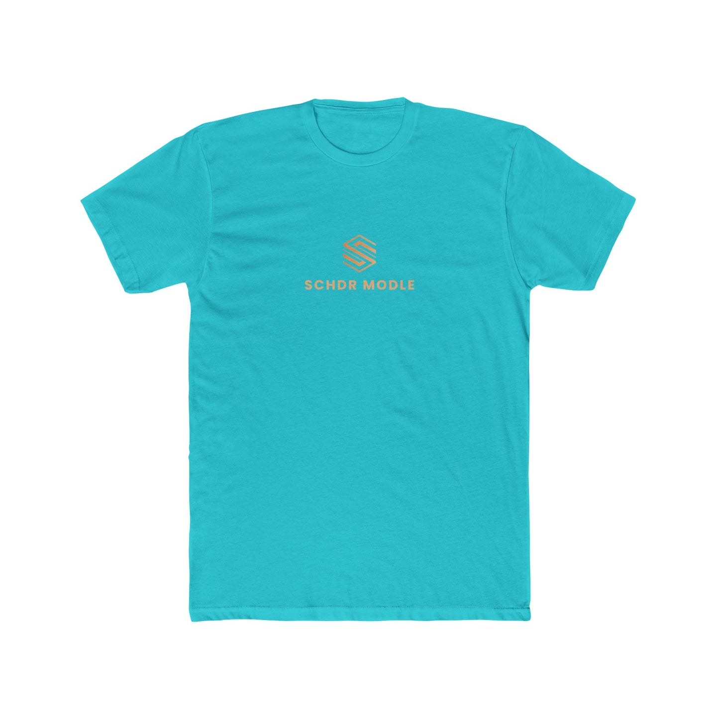 Minimalist Unisex Cotton Crew Tee - SCHDR MODLE Design