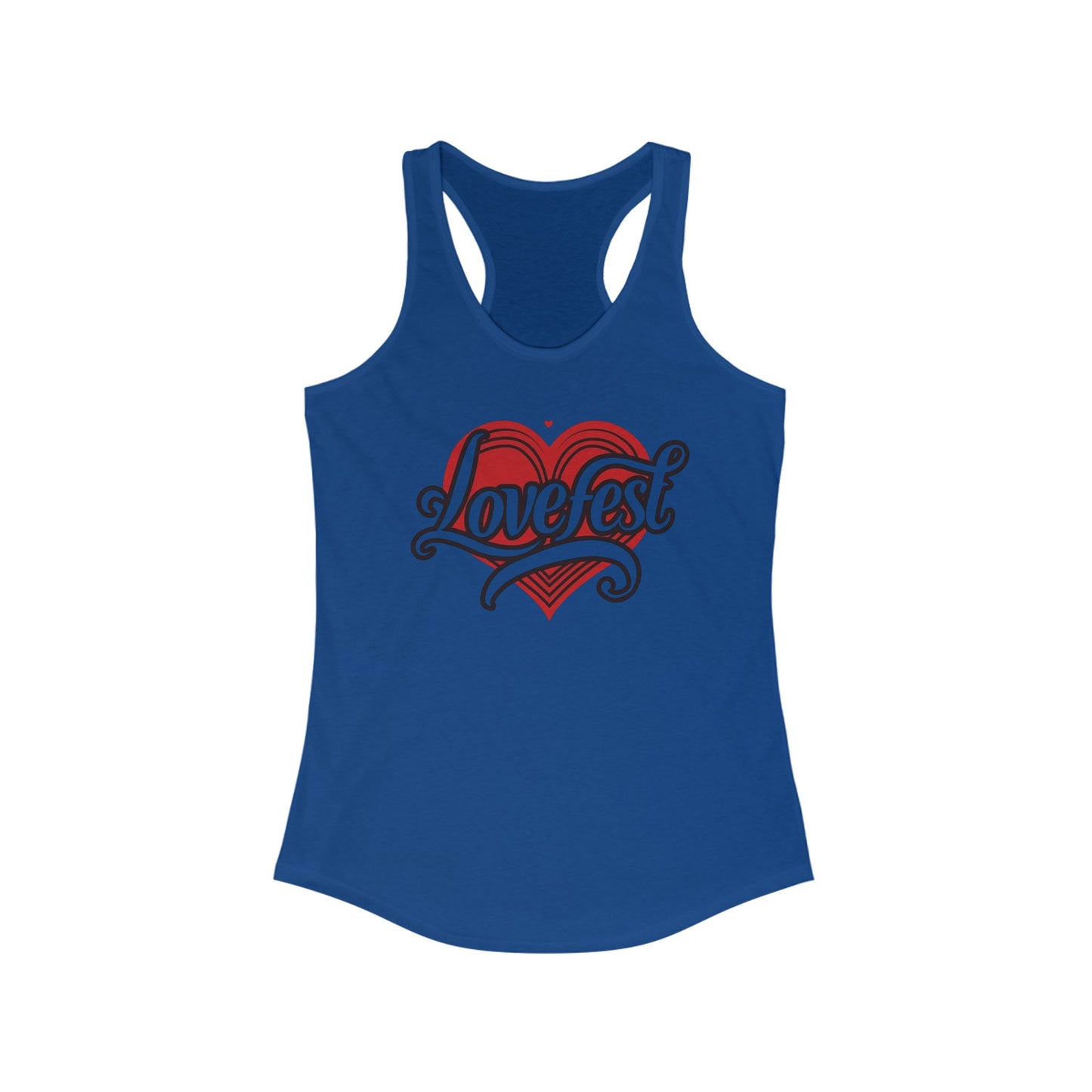 Lovefest Women's Racerback Tank Top | Perfect for Valentine's Day