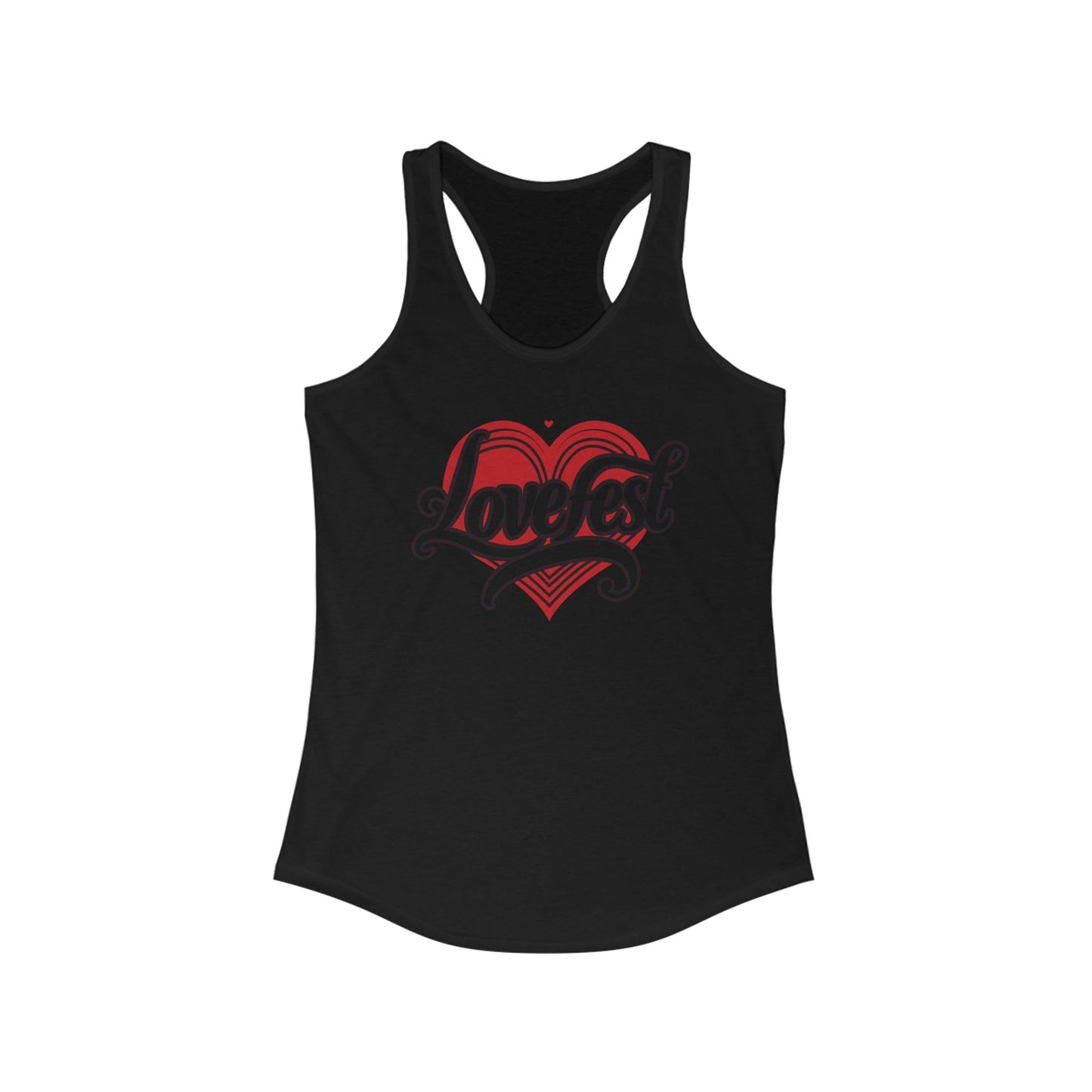 Lovefest Women's Racerback Tank Top | Perfect for Valentine's Day