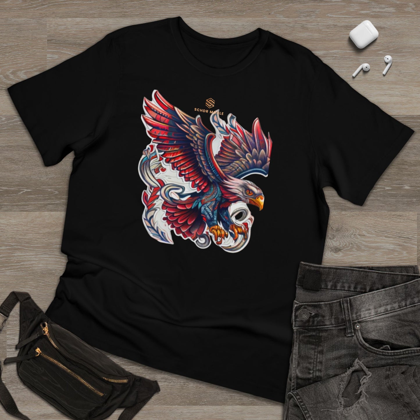 Eagle Emblem Unisex T-Shirt, Graphic Tee, Animal Lover Shirt, Gift for Nature Enthusiasts, Patriotic Apparel, Unique Casual Wear