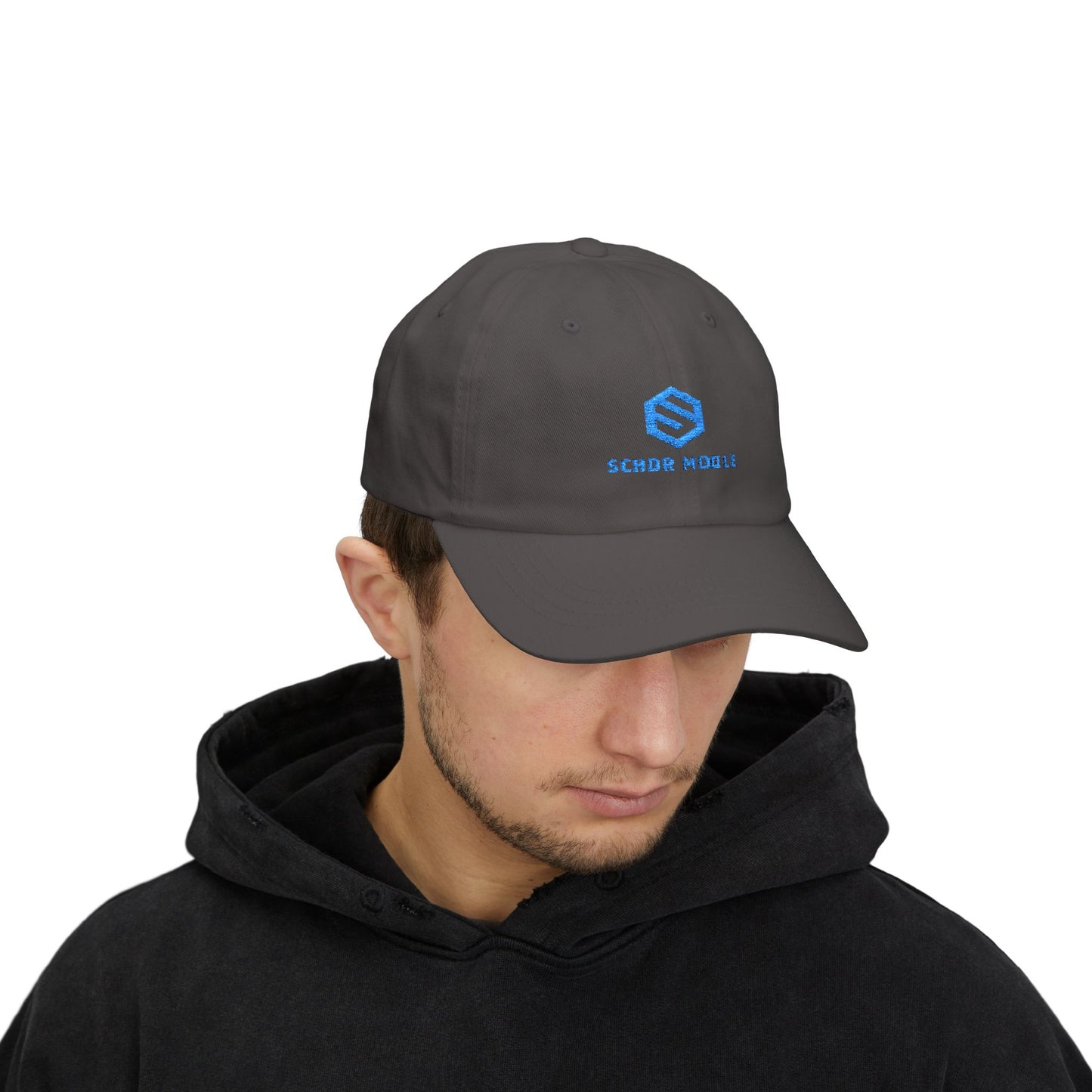 Classic Dad Cap with SCHDR MODLE Logo - Stylish Cotton Hat for Everyday Wear