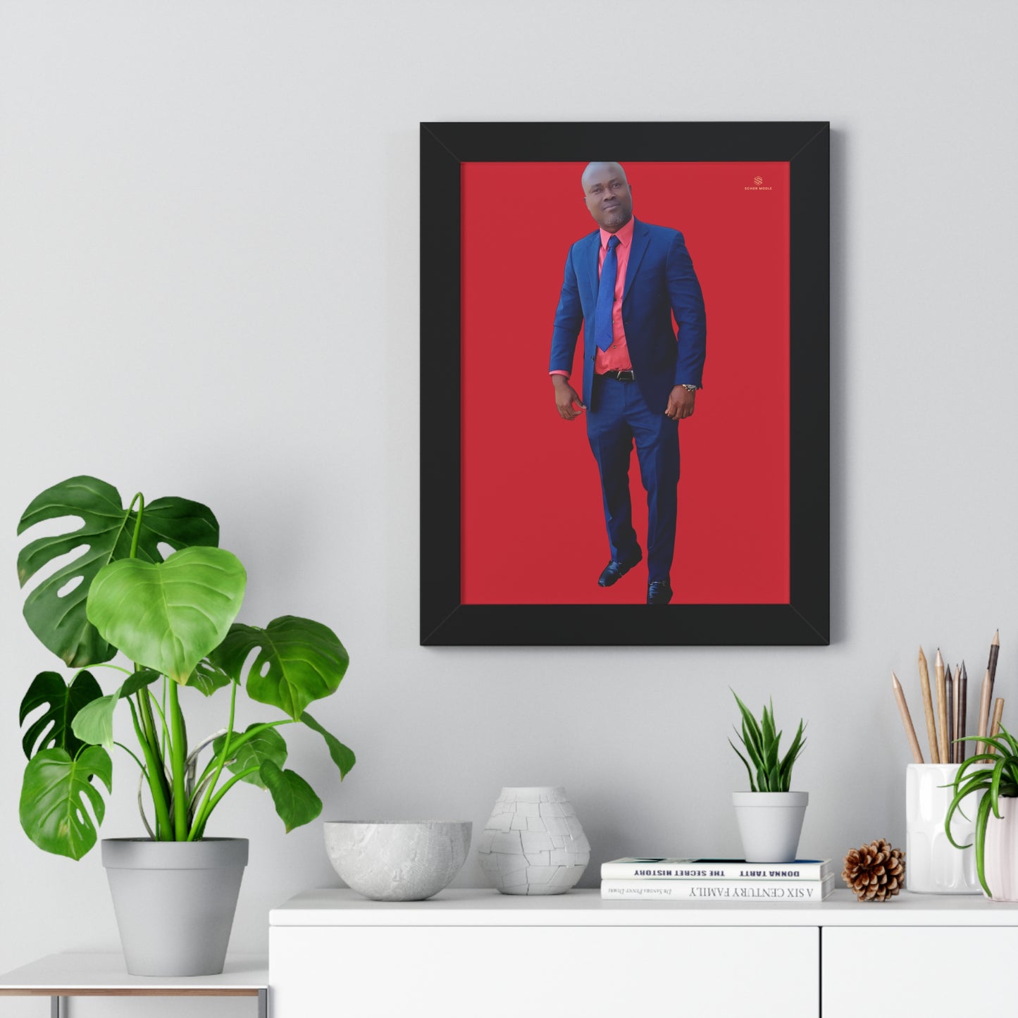 Elegant Framed Vertical Poster - Stylish Home Décor for Celebrations and Achievements
