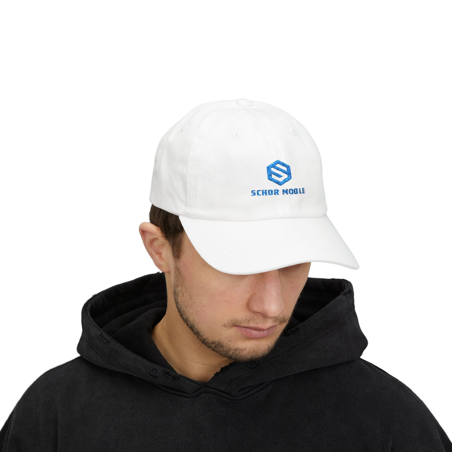 Classic Dad Cap with SCHDR MODLE Logo - Stylish Cotton Hat for Everyday Wear