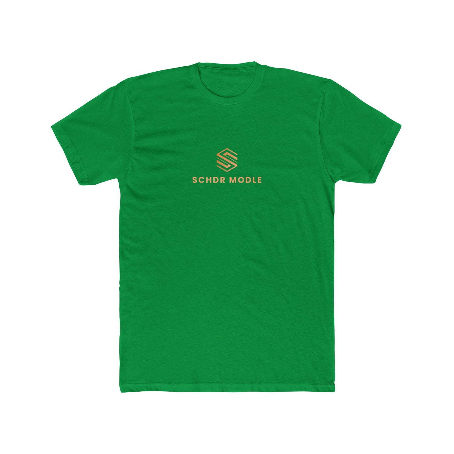 Minimalist Unisex Cotton Crew Tee - SCHDR MODLE Design