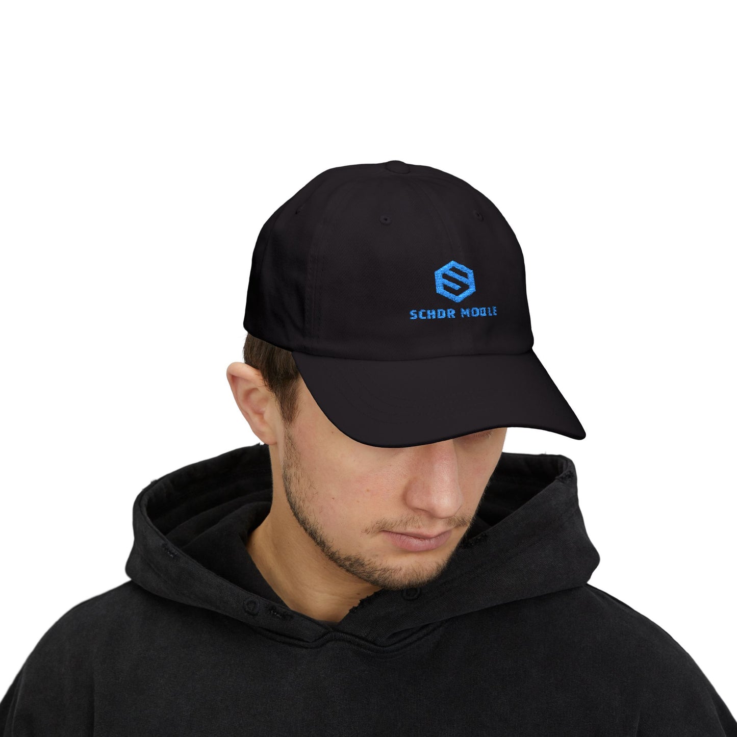 Classic Dad Cap with SCHDR MODLE Logo - Stylish Cotton Hat for Everyday Wear