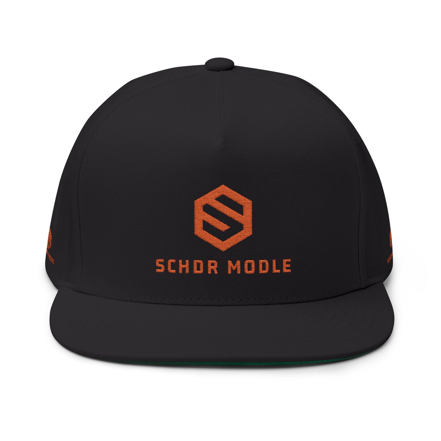 Stylish Flat Bill Cap with Unique Embroidery, Hip Hop Fashion Hat, Streetwear Accessory, Gift for Trendsetters, Unisex Cap