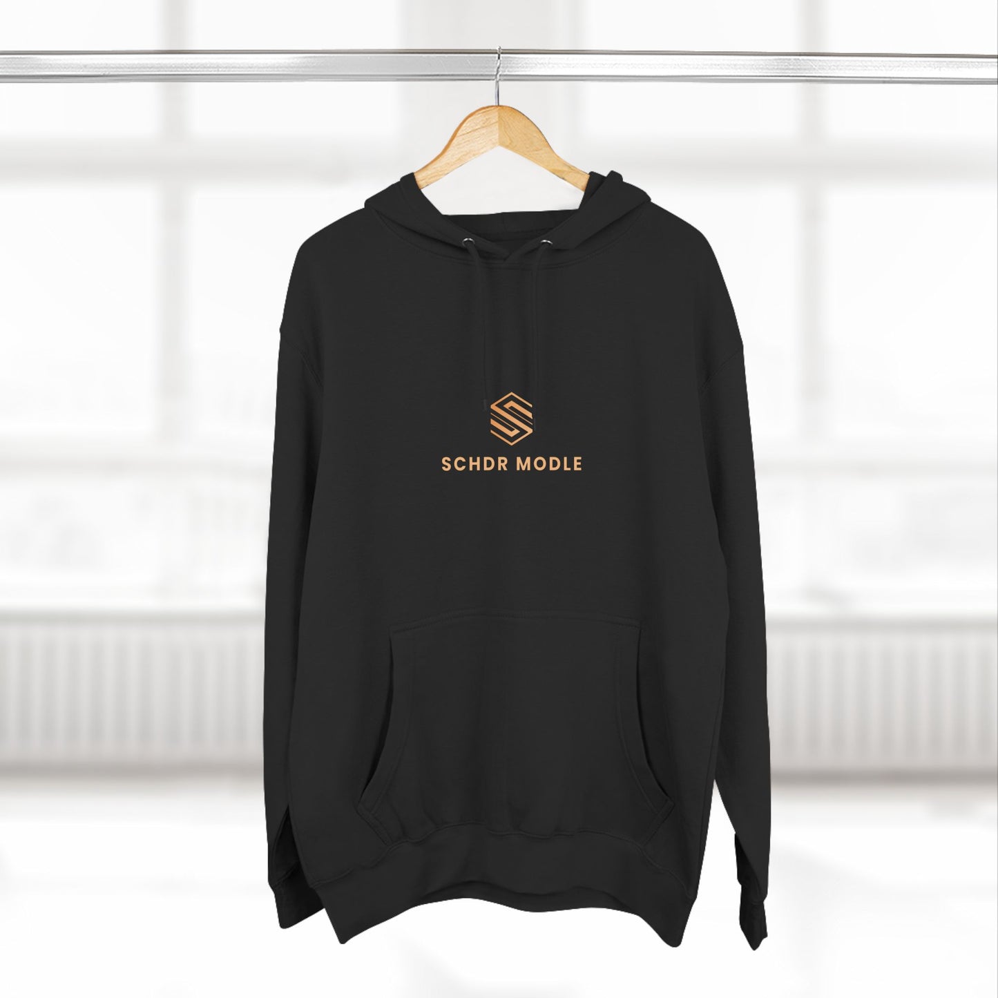 Minimalist Three-Panel Fleece Hoodie - SCHDR MODE