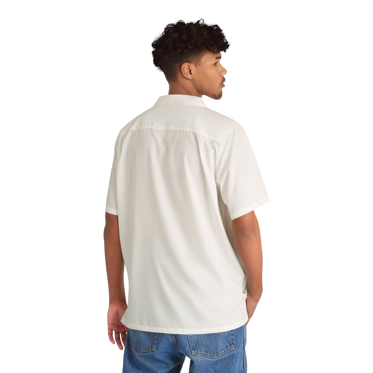 Men's Hawaiian Shirt (AOP) - Vibrant Summer Vibes, Beachwear, Tropical Style, Perfect for Vacations, Casual Wear, Luau Party