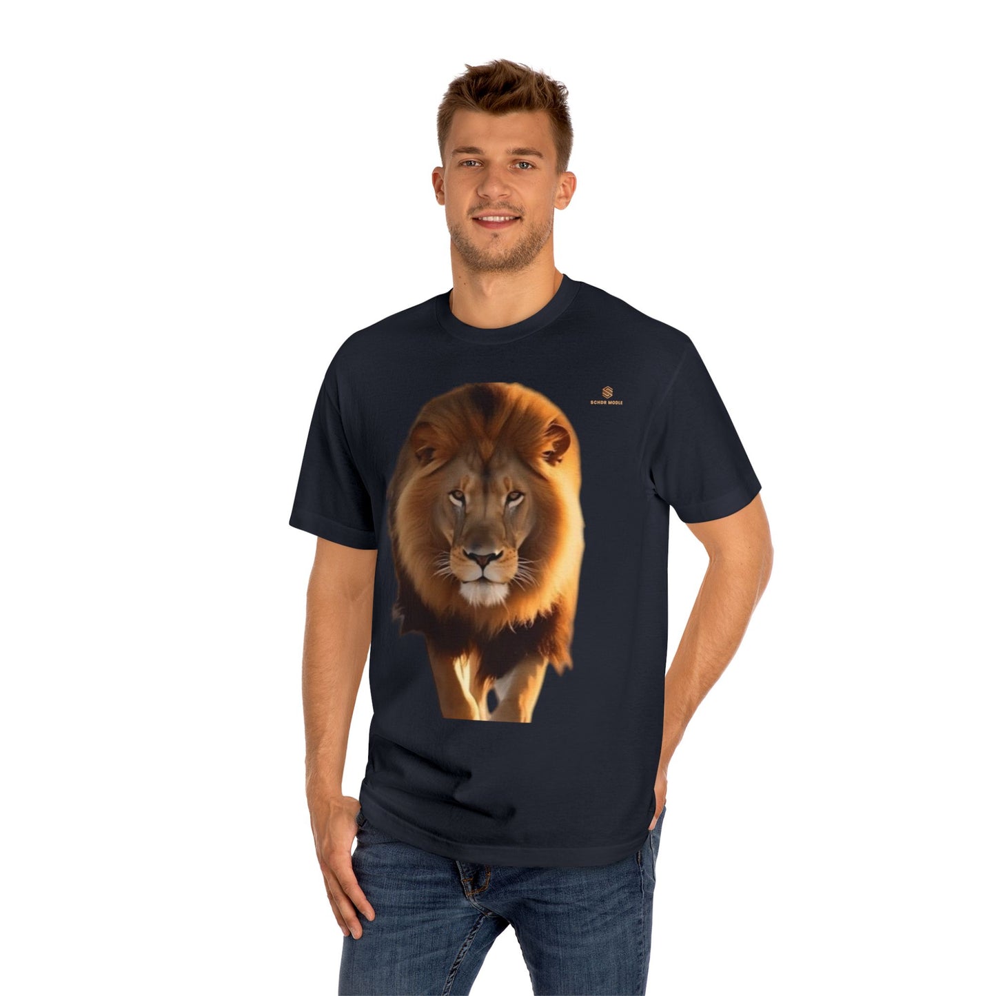 Majestic Lion Unisex Classic Tee, Animal Graphic Shirt, Nature Lover Gift, Casual Wear, Wilderness Apparel, Unique T-Shirt