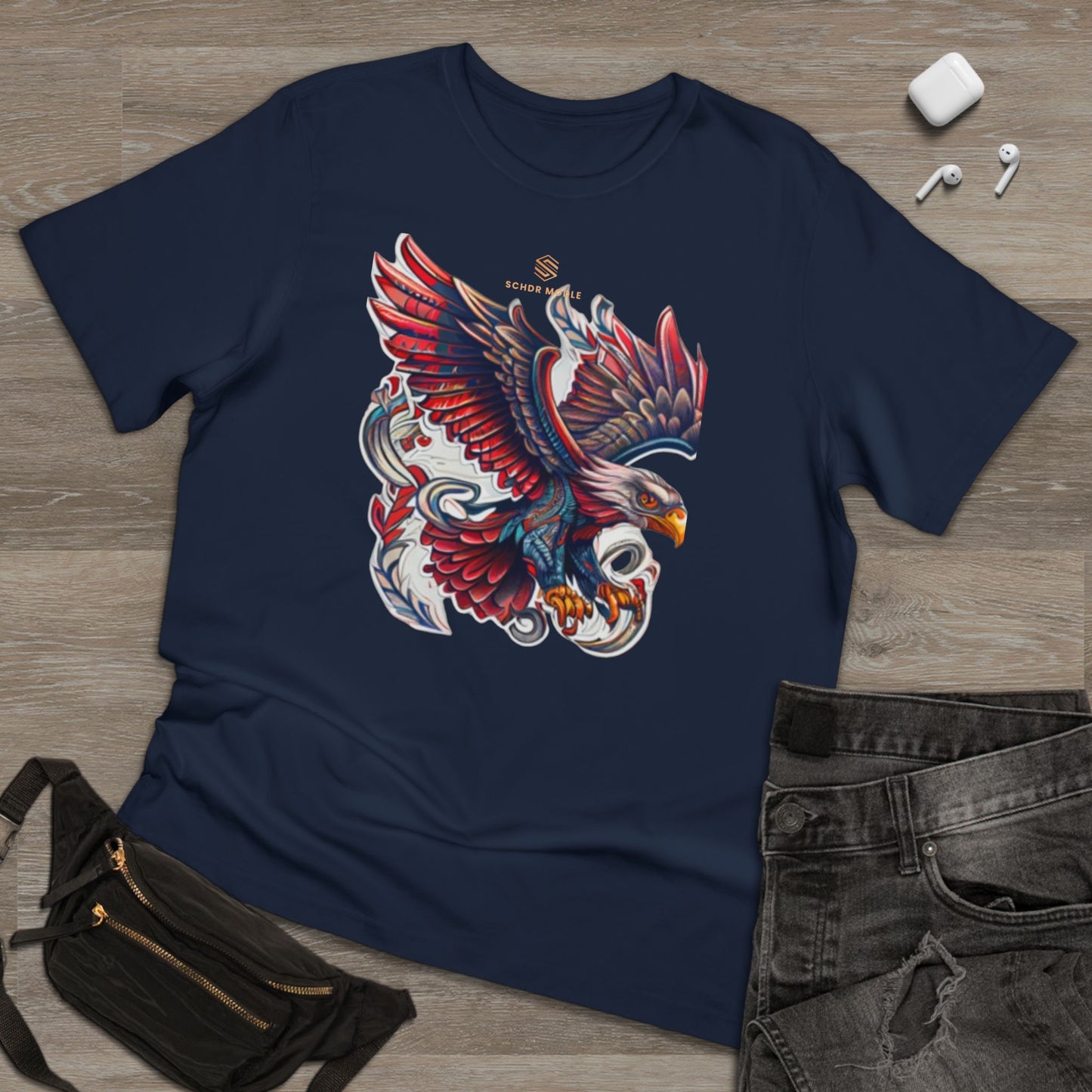 Eagle Emblem Unisex T-Shirt, Graphic Tee, Animal Lover Shirt, Gift for Nature Enthusiasts, Patriotic Apparel, Unique Casual Wear