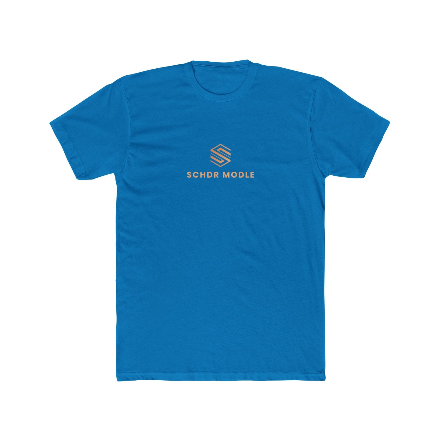 Minimalist Unisex Cotton Crew Tee - SCHDR MODLE Design