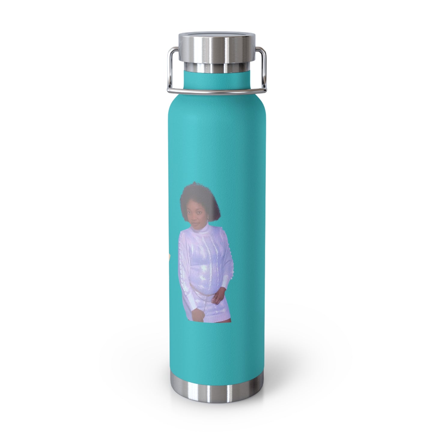 Motivational Copper Insulated Water Bottle - 22oz "Go Girl" Design