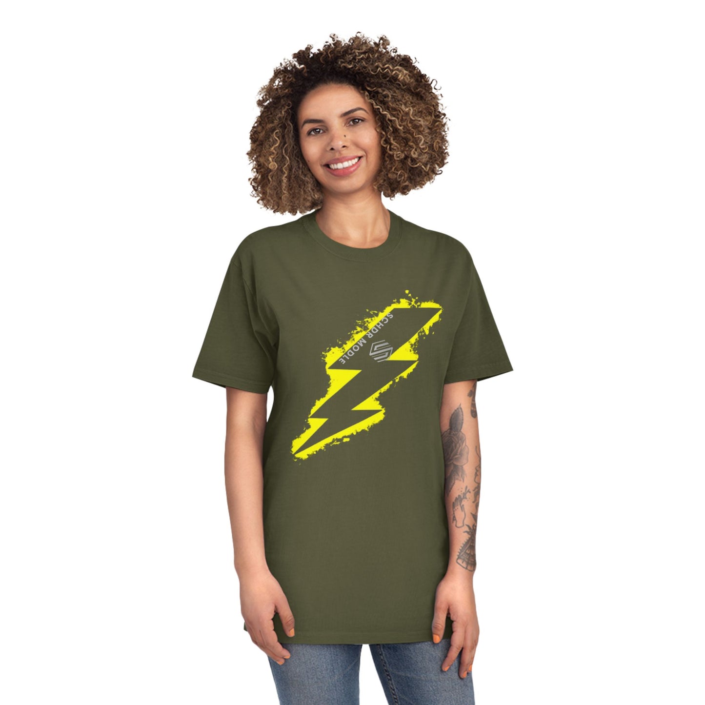 Unisex Lightning Bolt Shirt, Casual Wear, Graphic Tee, Summer Fashion, Gift for Him/Her/Teens, Festival Wear, Street Style