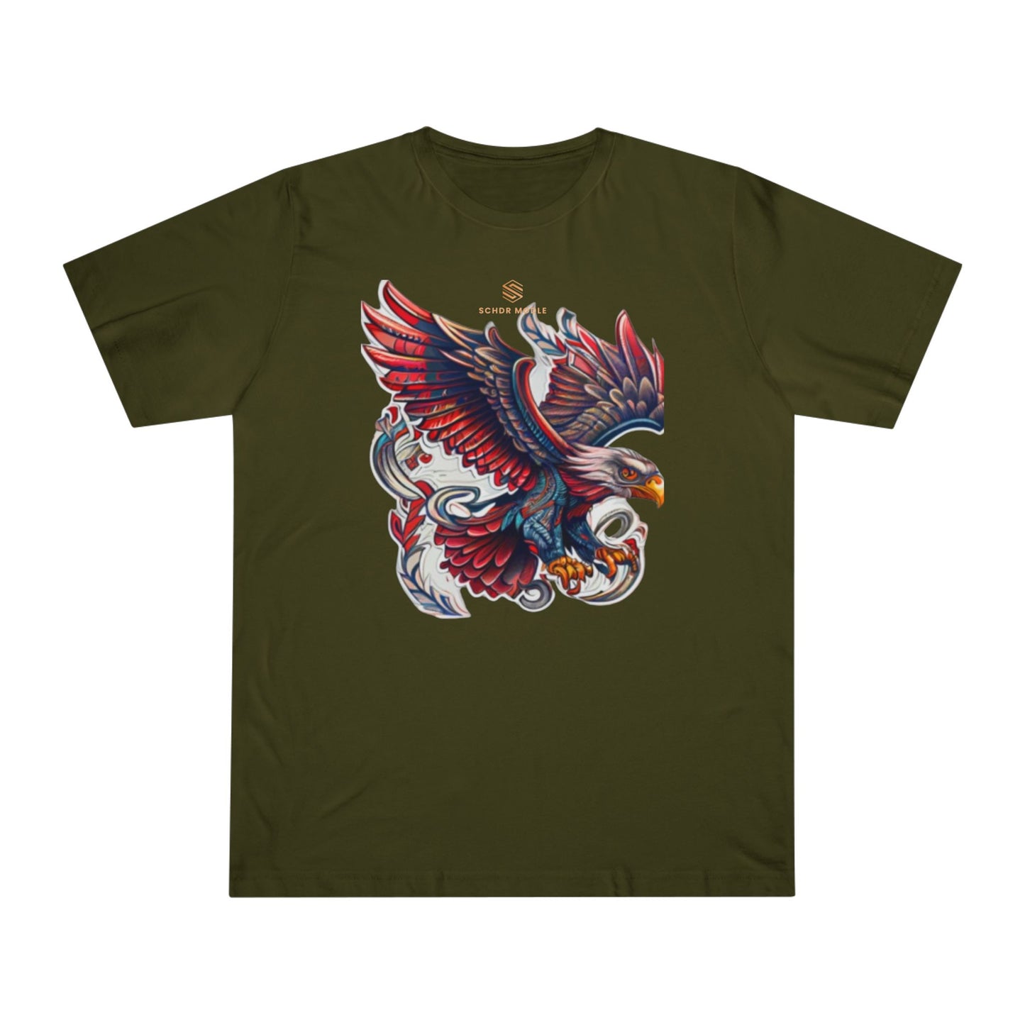 Eagle Emblem Unisex T-Shirt, Graphic Tee, Animal Lover Shirt, Gift for Nature Enthusiasts, Patriotic Apparel, Unique Casual Wear
