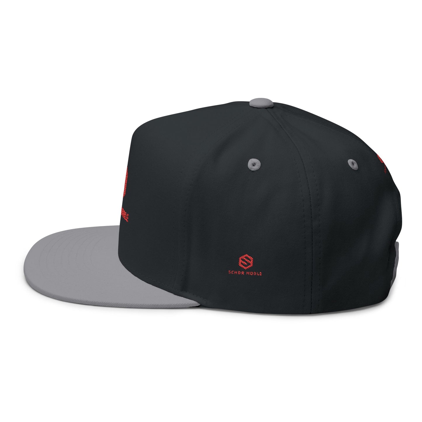 Stylish Flat Bill Cap - Trendy Embroidered Hat for Urban Fashion, Cool Accessory, Perfect Gift for Hipsters and Sports Enthusiasts