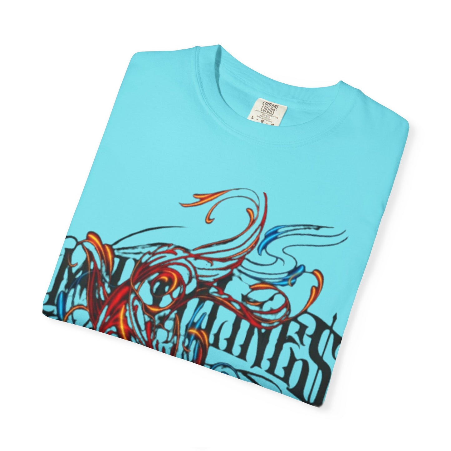 Artistic Swirl Unisex Garment-Dyed T-shirt | Casual Apparel, Streetwear, Gift for Art Lovers, Trendy Tees, Everyday Wear