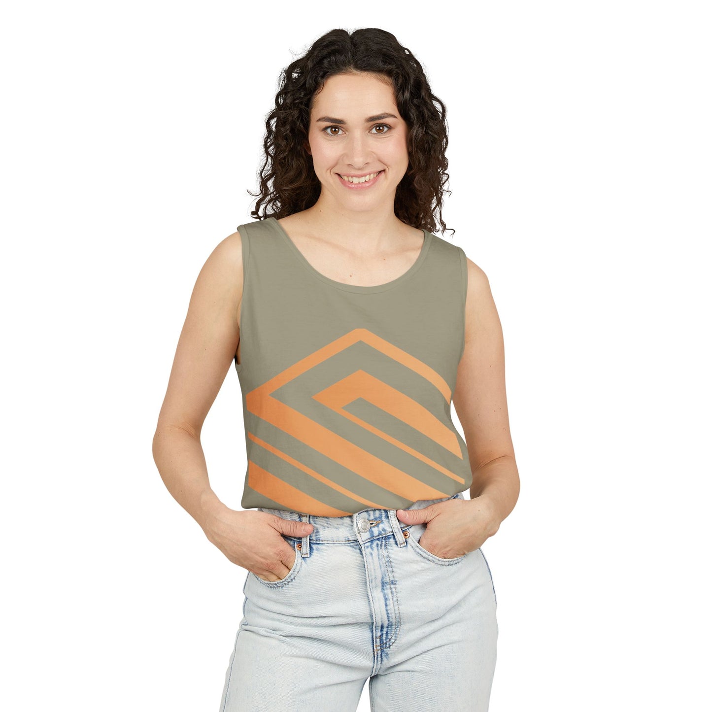 Majestic Lion Unisex Garment-Dyed Tank Top | Bold Wildlife Shirt for Summer Adventures