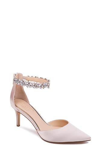 Jewel Badgley Mischka Raleigh Pointed Toe Kitten D'Orsay