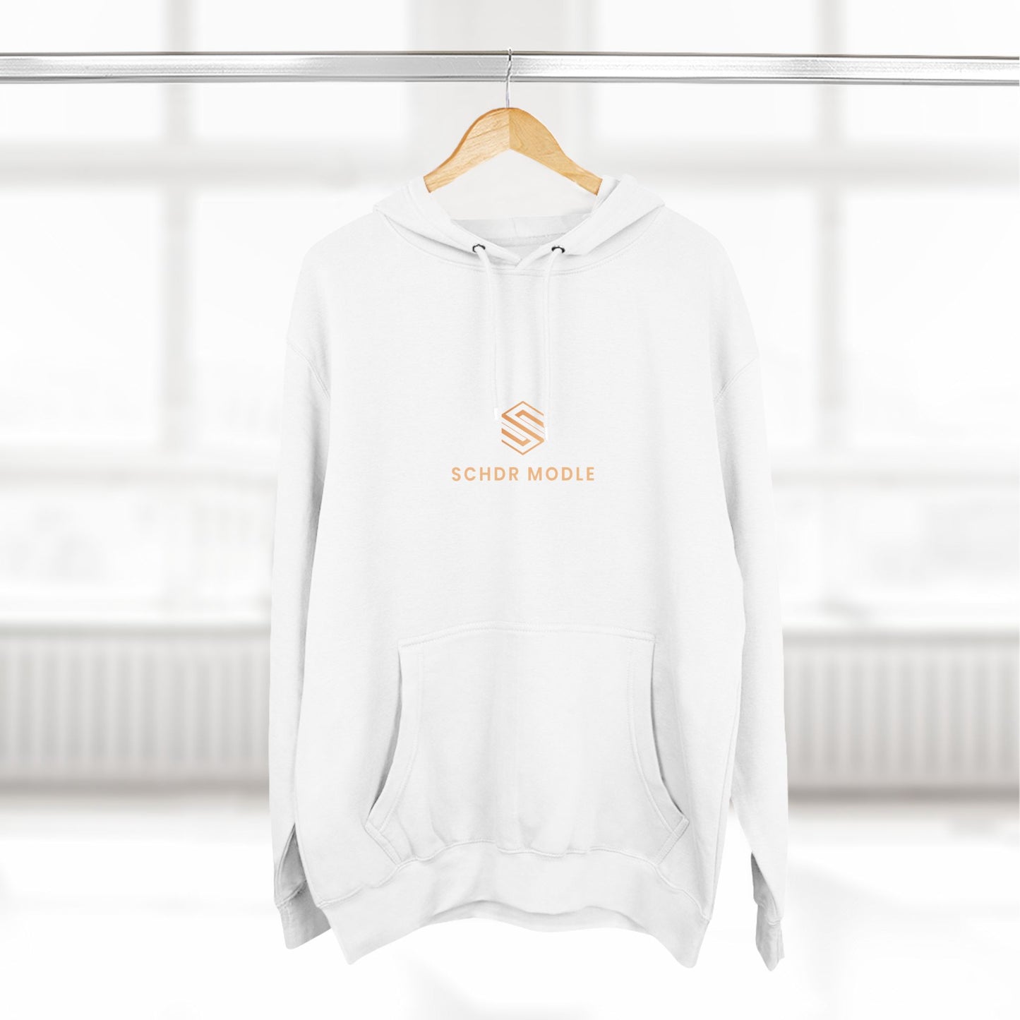 Minimalist Three-Panel Fleece Hoodie - SCHDR MODE