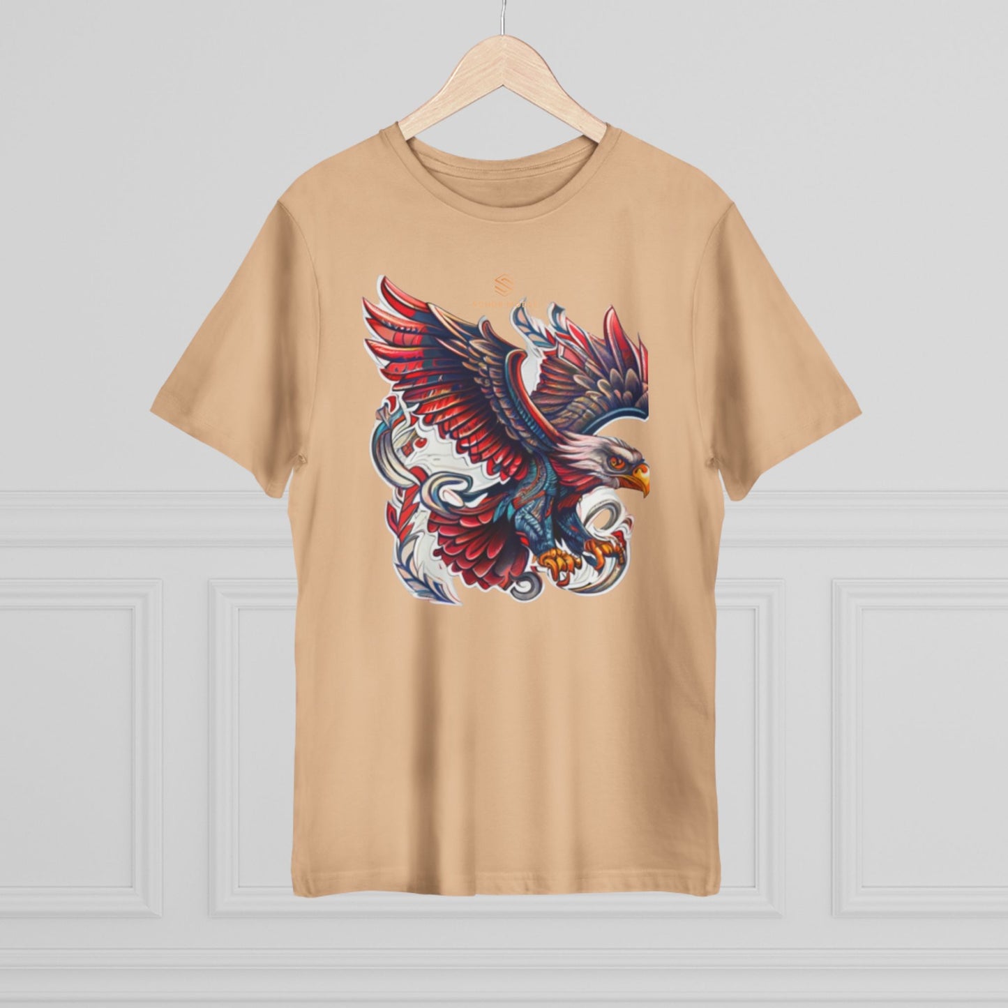 Eagle Emblem Unisex T-Shirt, Graphic Tee, Animal Lover Shirt, Gift for Nature Enthusiasts, Patriotic Apparel, Unique Casual Wear